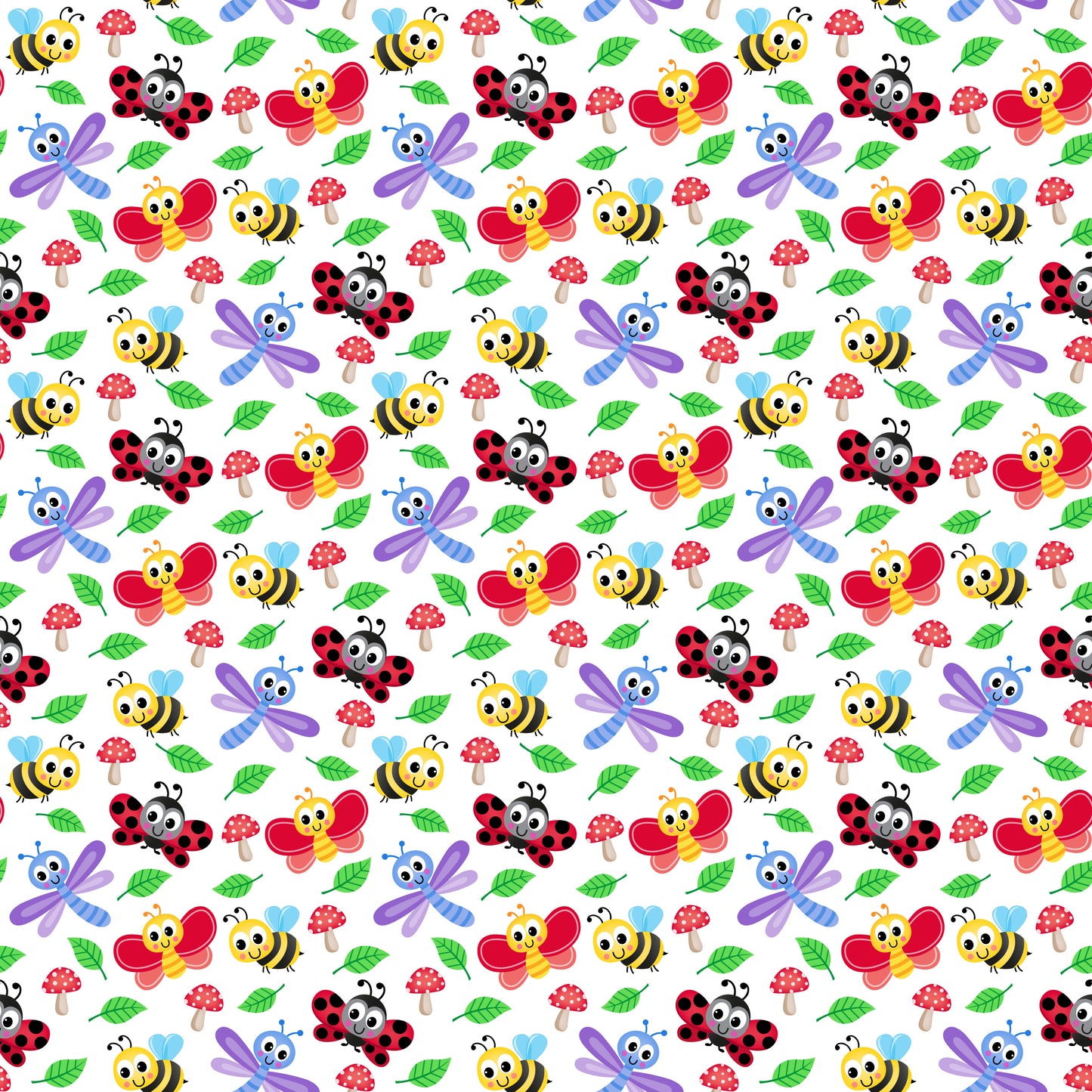 All the Bugs 12x12 Patterned Vinyl Sheet