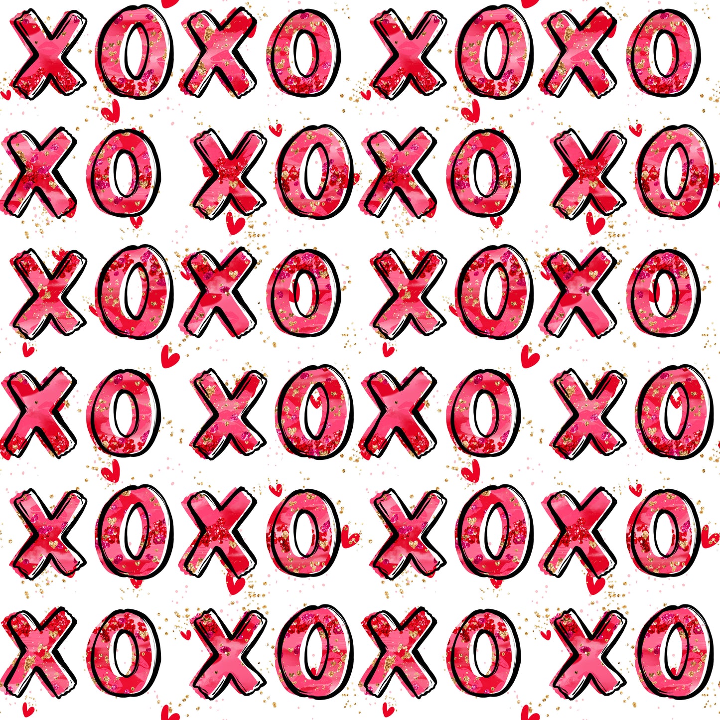 XOXO 12x12 Patterned Vinyl Sheet