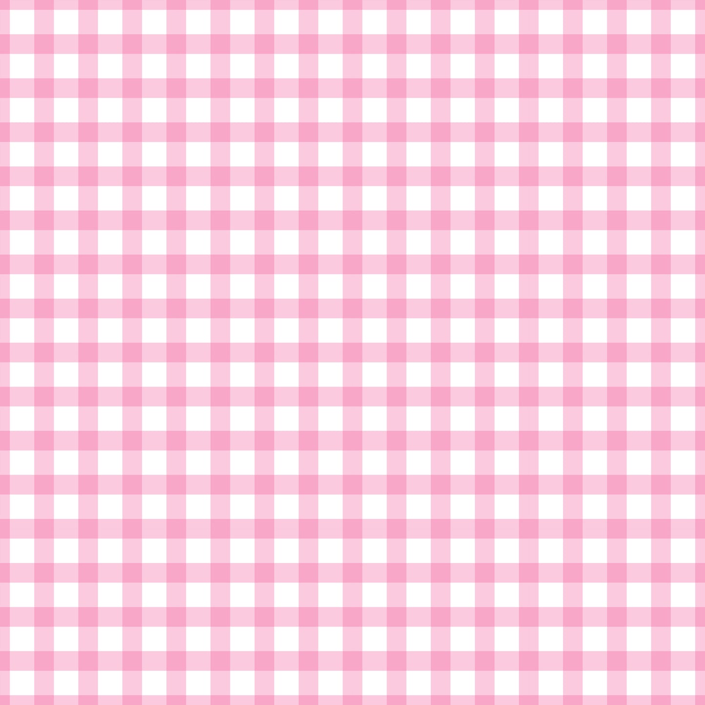 Baby Pink Buffalo Plaid Patterned Vinyl Sheet