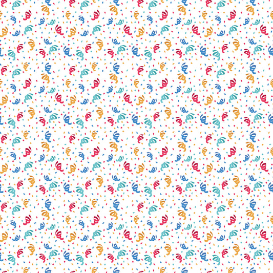 Birthday Confetti 12x12 Patterned Vinyl Sheet
