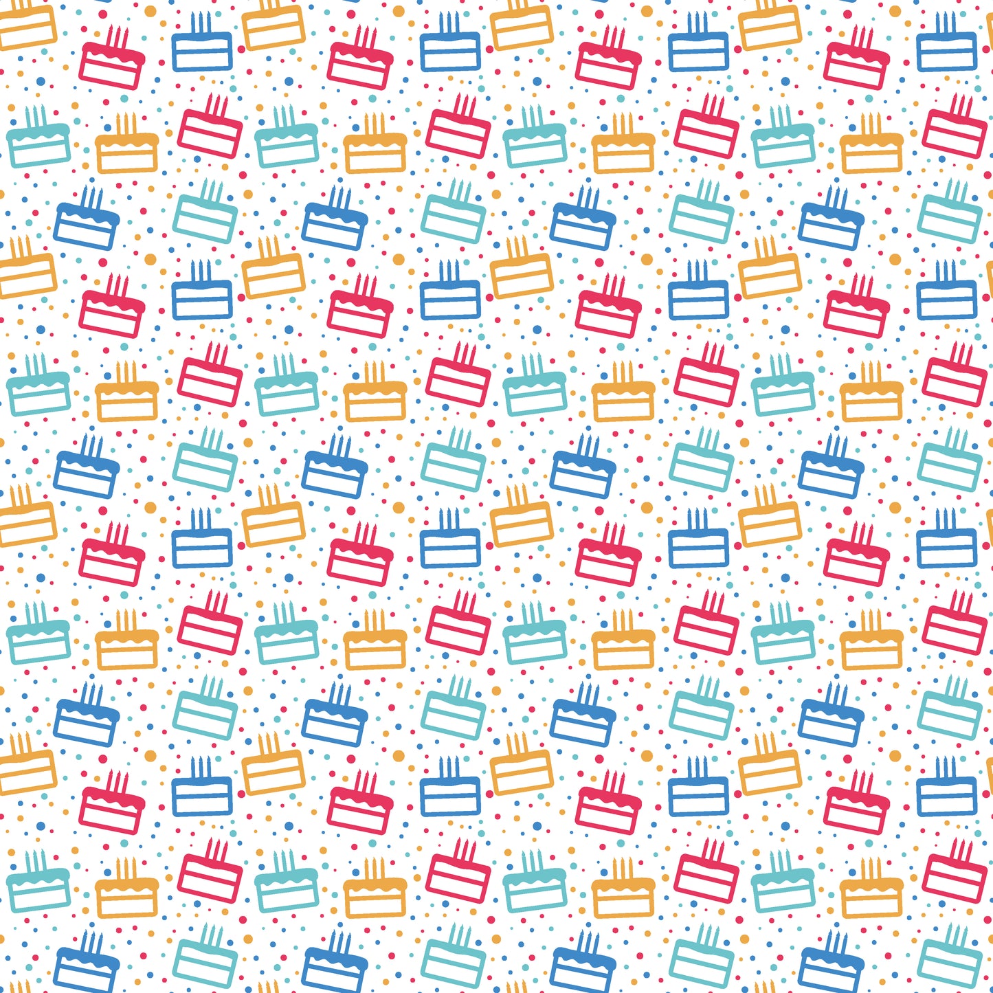 Birthday Cake 12x12 Patterned Vinyl Sheet
