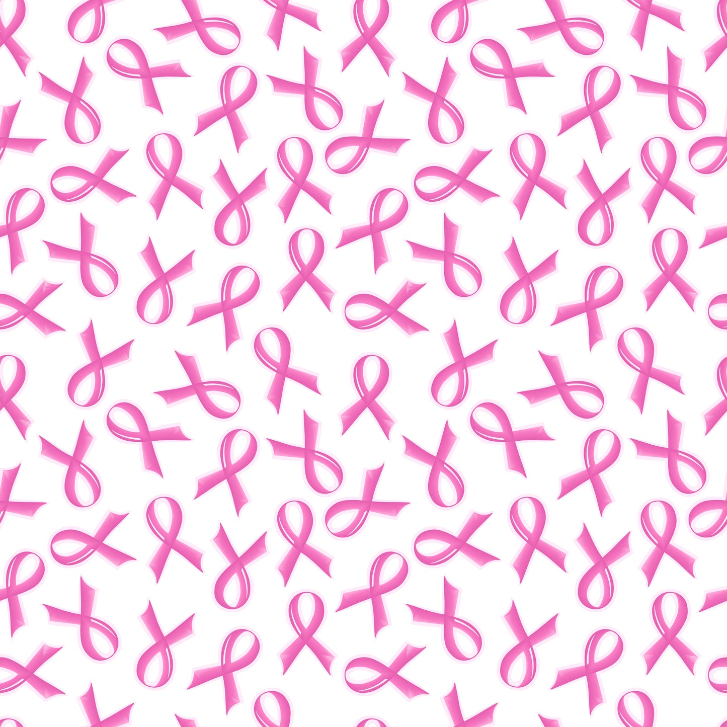 Breast Cancer Awareness Ribbons 12x12 Patterned Vinyl Sheet