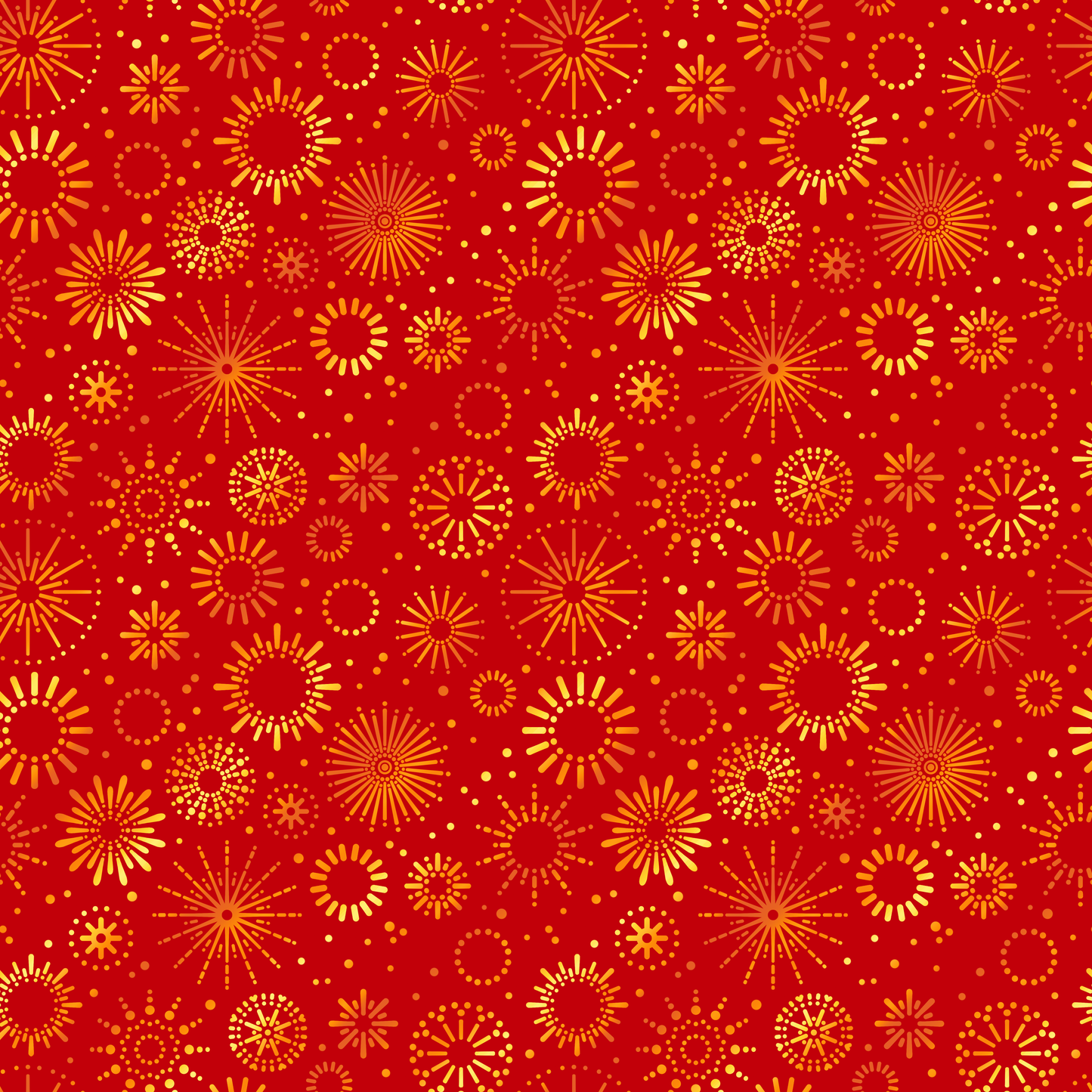 Chinese New Year Fireworks 12x12 Patterned Vinyl Sheet