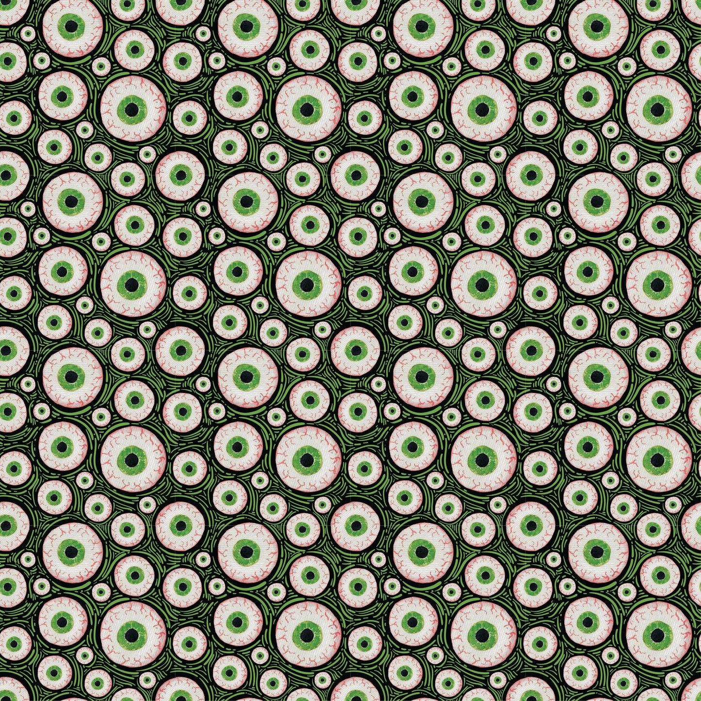 Creepy Eyeballs 12x12 Patterned Vinyl Sheet