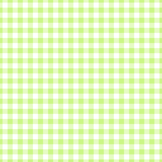 Spring Green Plaid 12x12 Patterned Vinyl Sheet