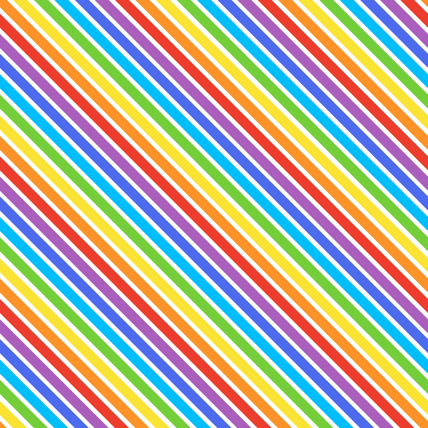 Rainbow Stripes 12x12 Patterned Vinyl Sheet