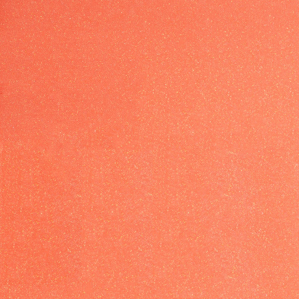 Neon Orange Glitter 12x20 Heat Transfer Sheet