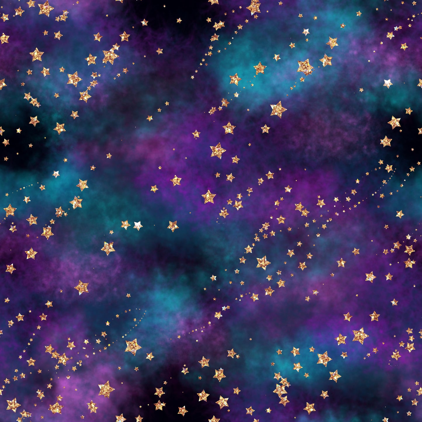 Glitter Galaxy Stars 12x12 Patterned Vinyl Sheet