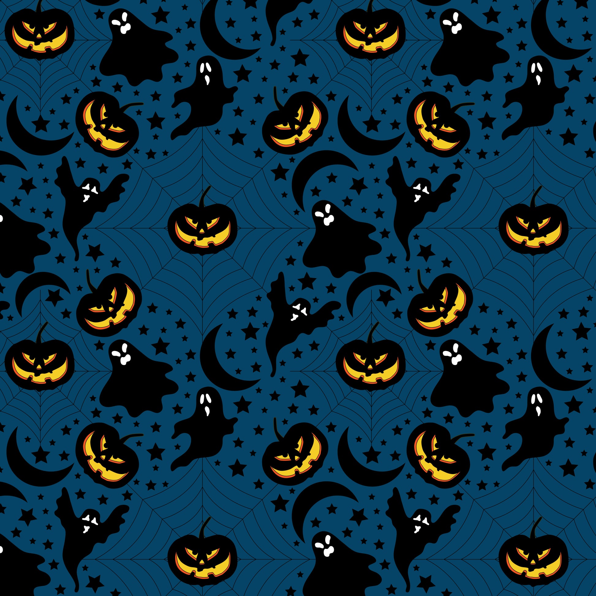 Spooky Halloween Night 12x12 Patterned Vinyl Sheet
