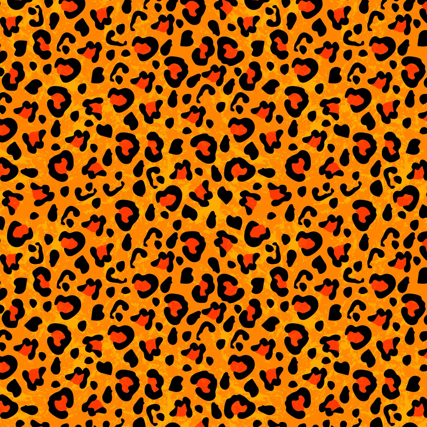 Halloween Leopard Print 12x12 Patterned Vinyl Sheet