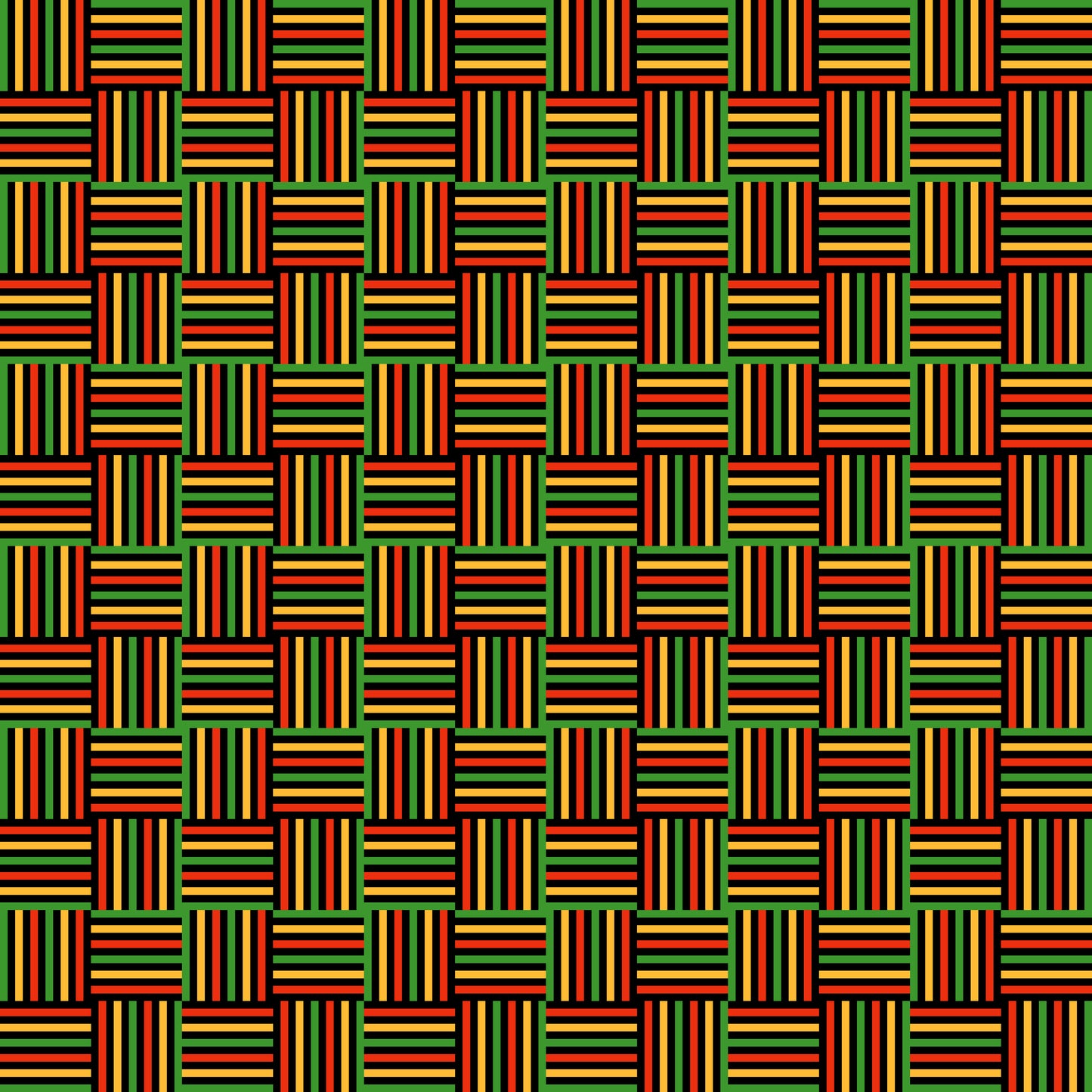 African Kente Cloth 12x12 Patterned Vinyl Sheet