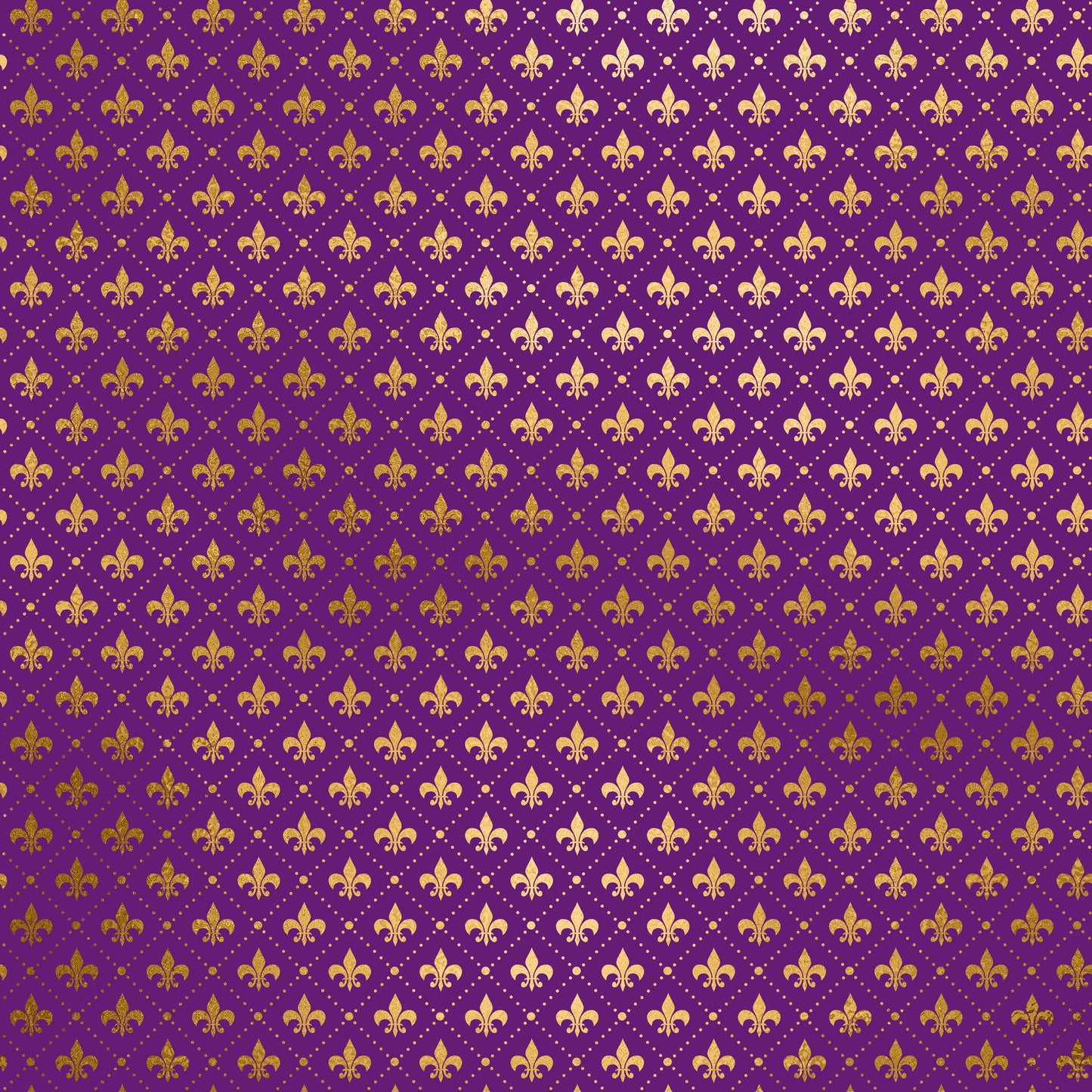 Mardi Gras Purple Fleur-de-Lis 12x12 Patterned Vinyl Sheet
