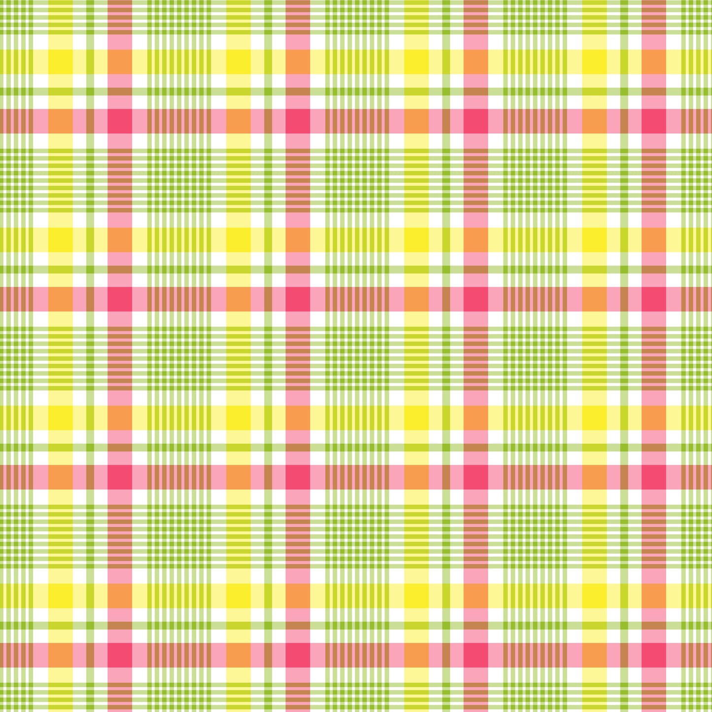Summer Plaid 12x12 Patterned Vinyl Sheet