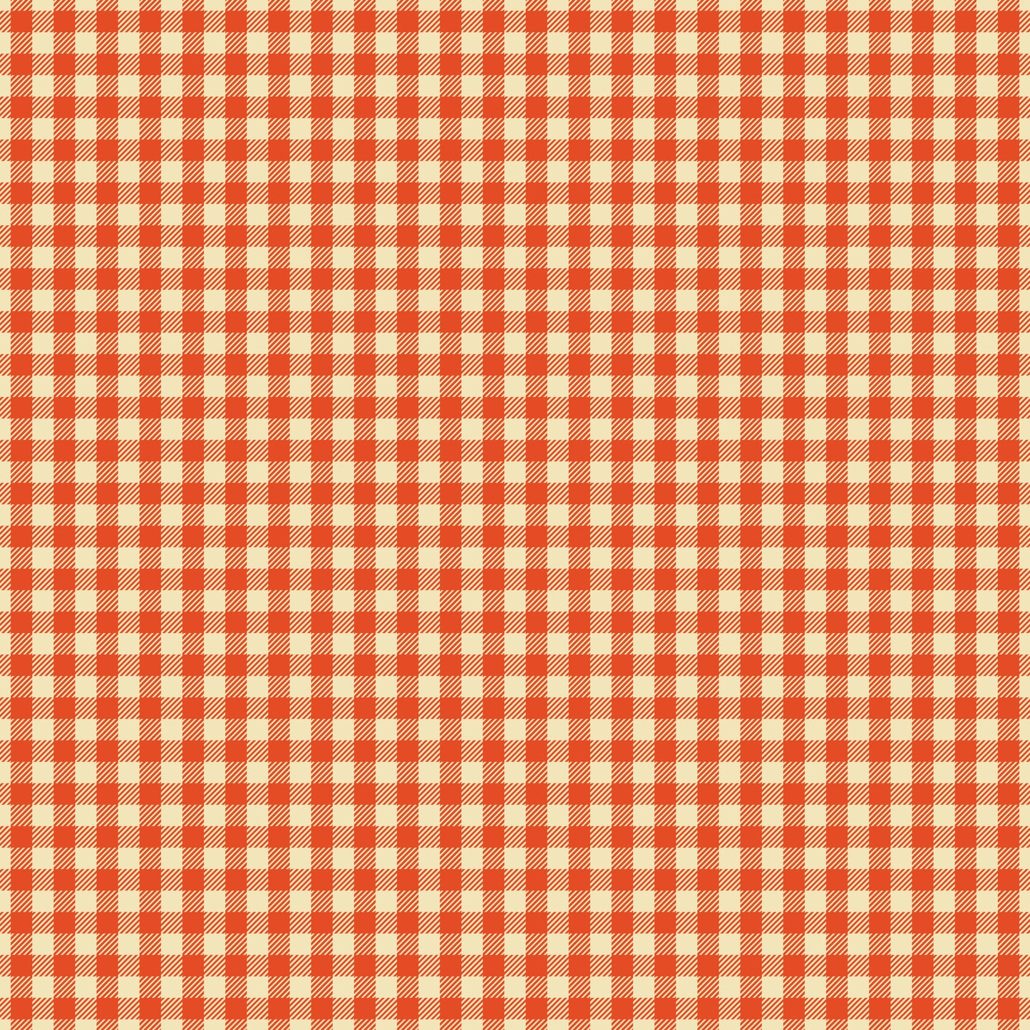 Orange Buffalo Plaid 12x12 Patterned Vinyl Sheet