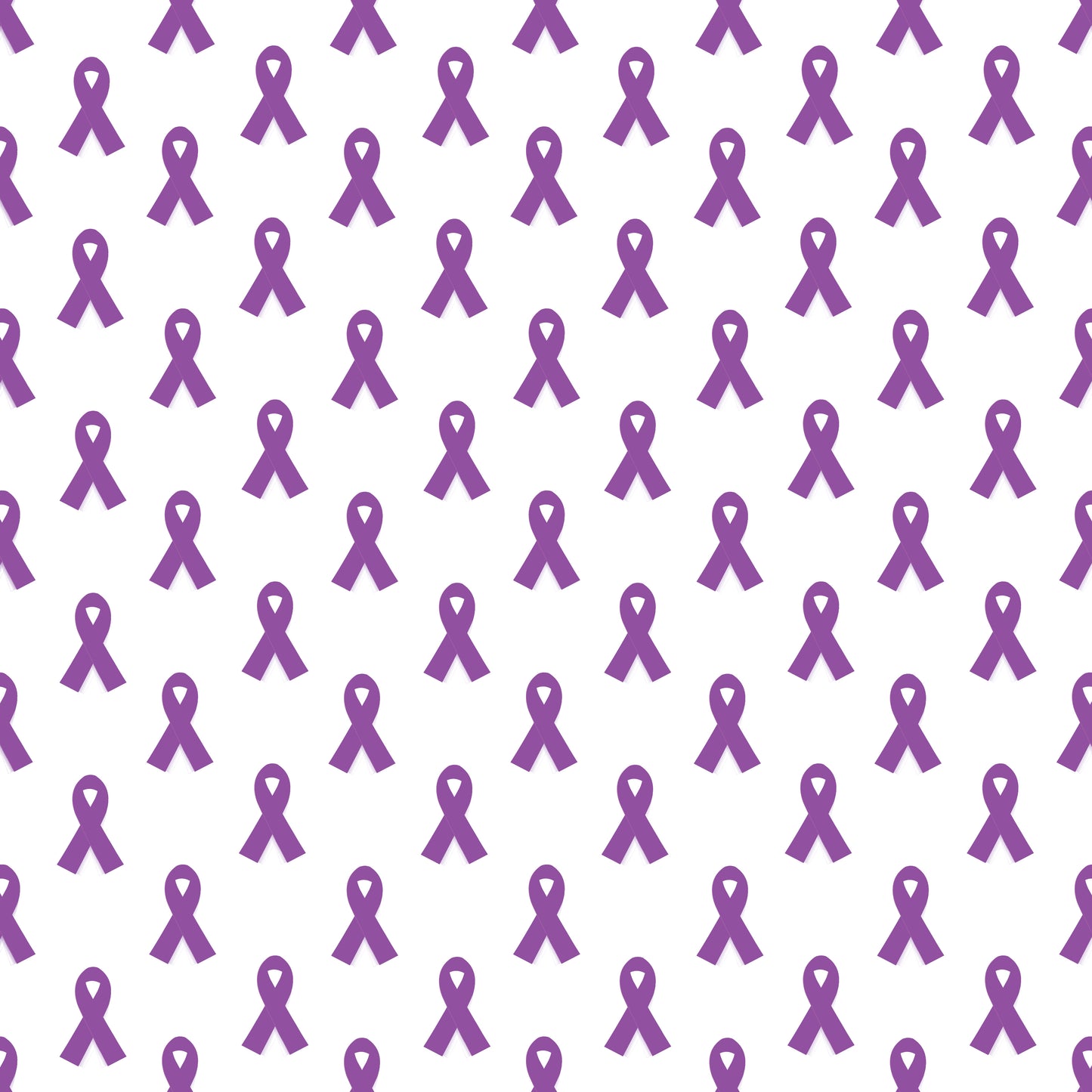 Purple Awareness Ribbons 12x12 Patterned Vinyl Sheet