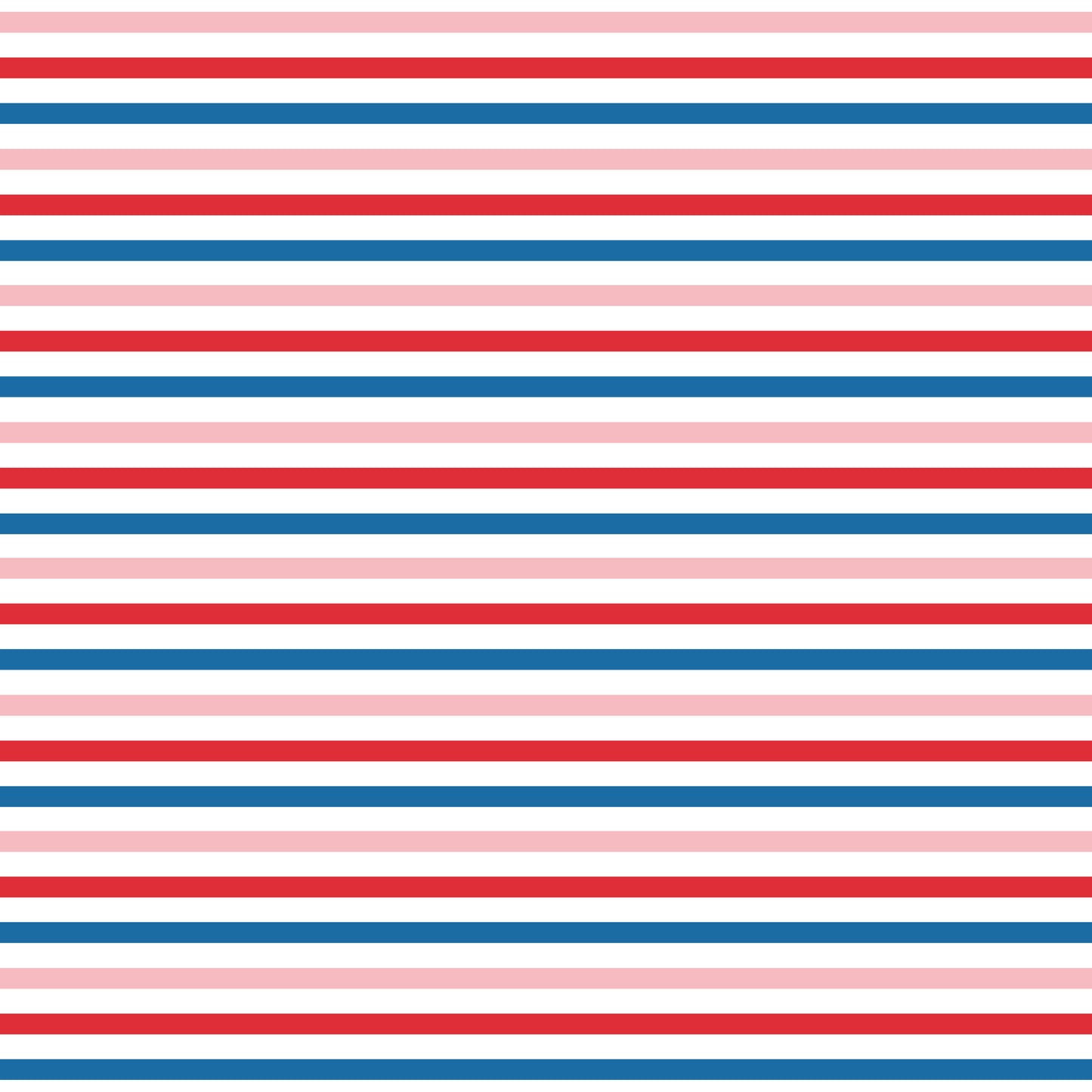 Red, White, Blue & Pink Stripes 12x12 Patterned Vinyl Sheet