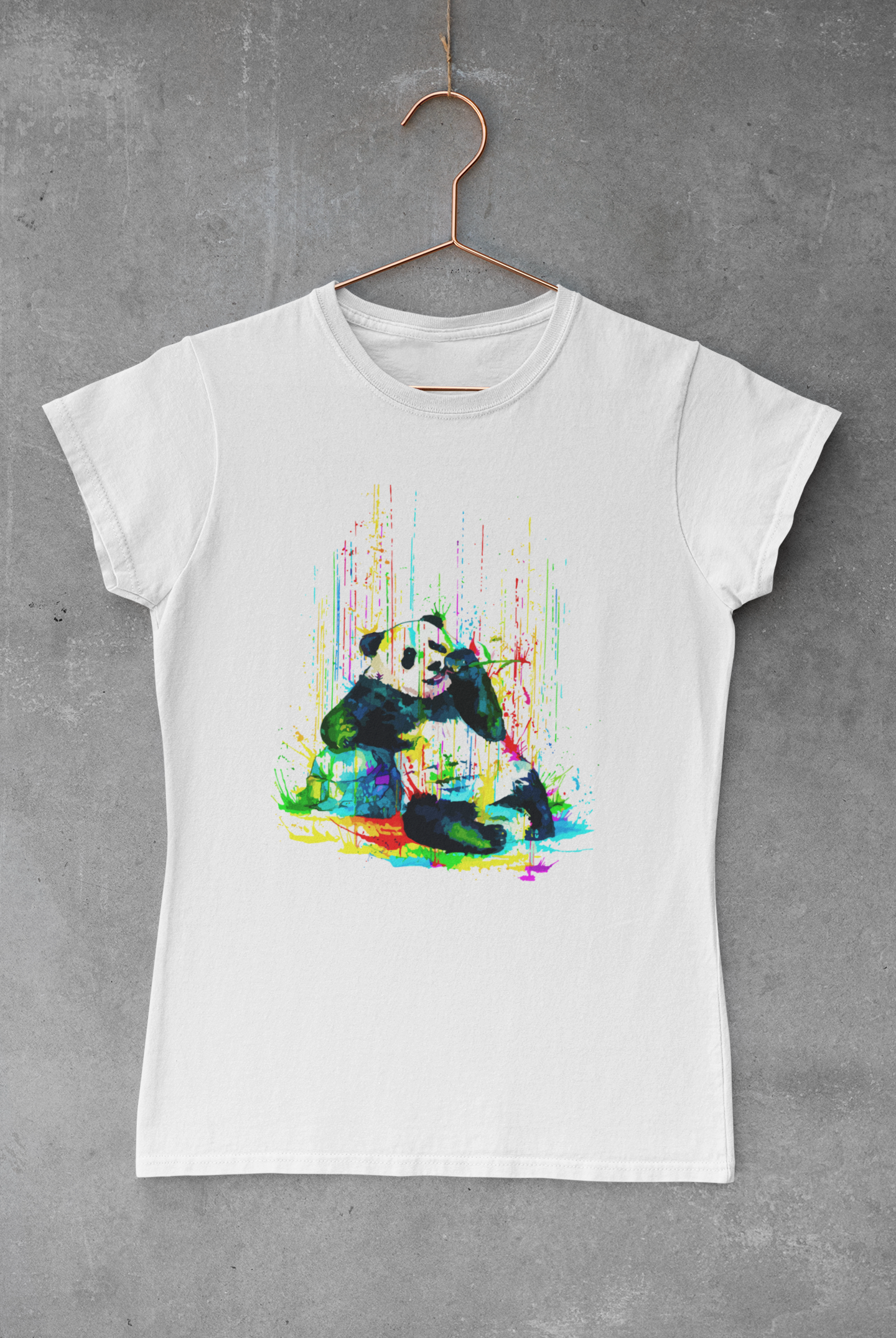 Rainbow Panda Sublimation Transfer