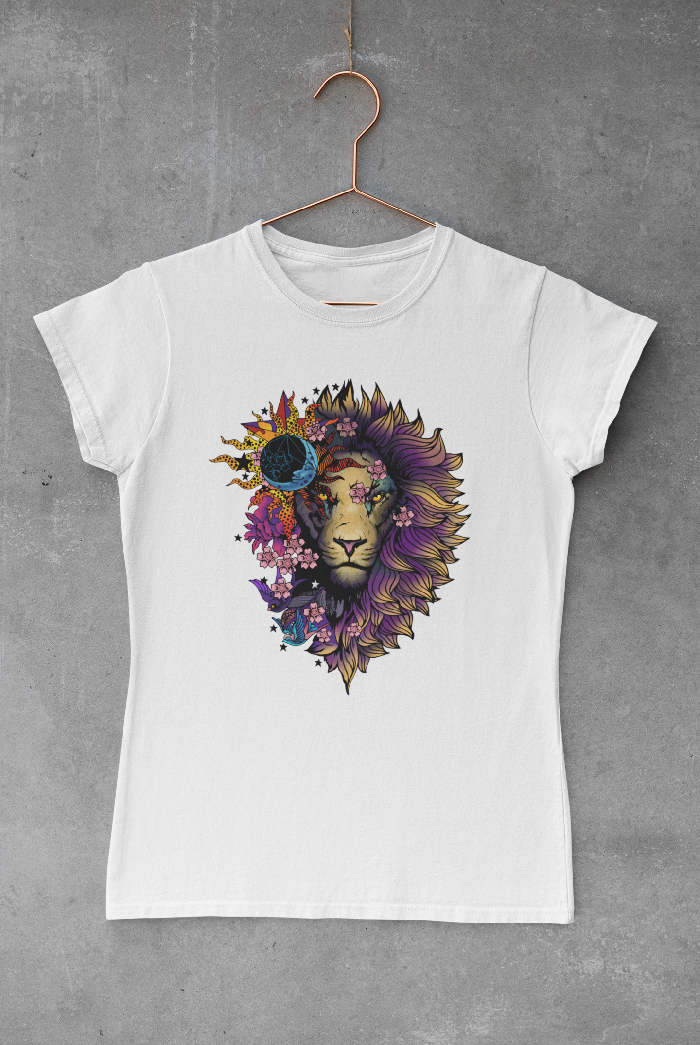 Night Lion Sublimation Transfer