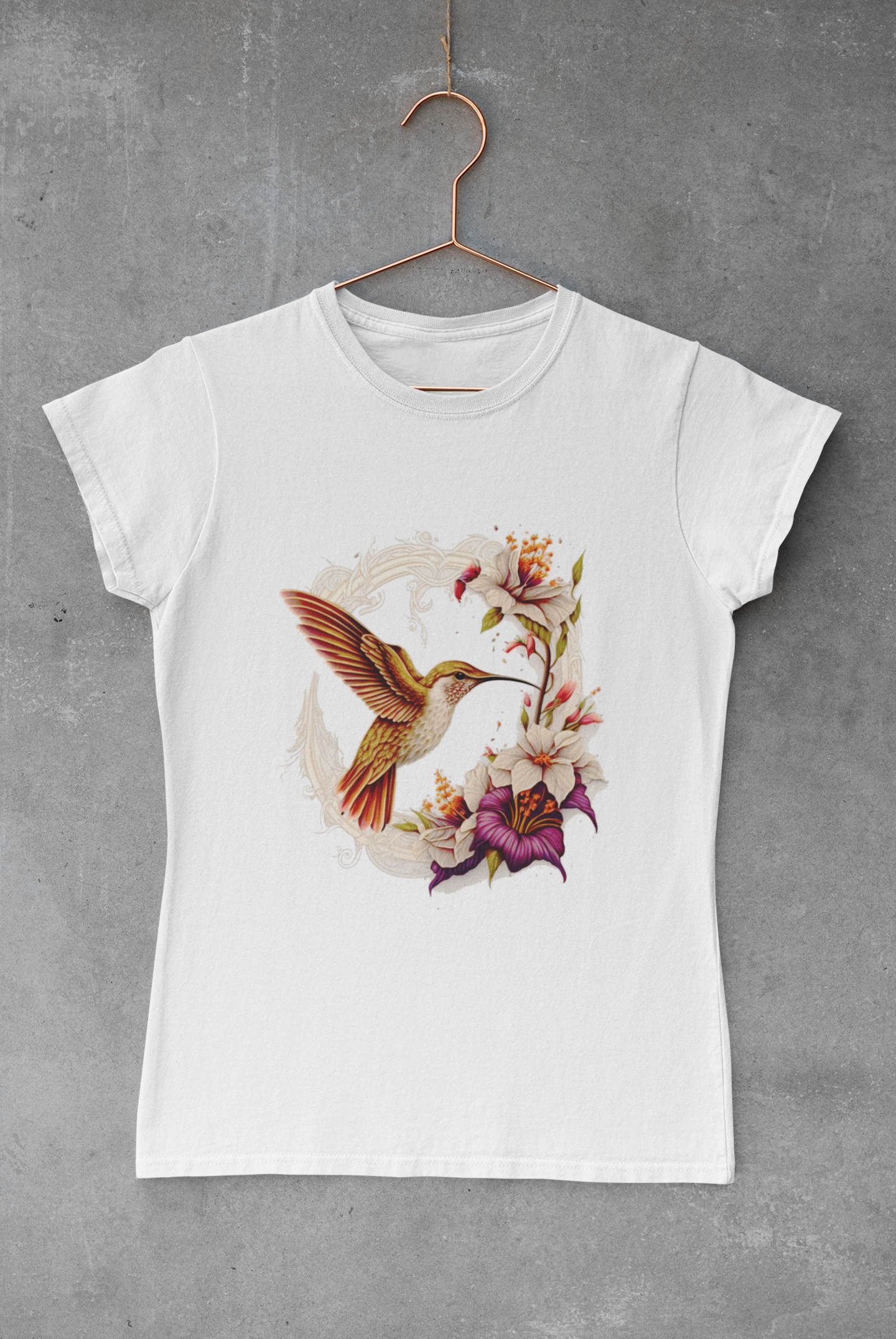 Vintage Hummingbird Transfer