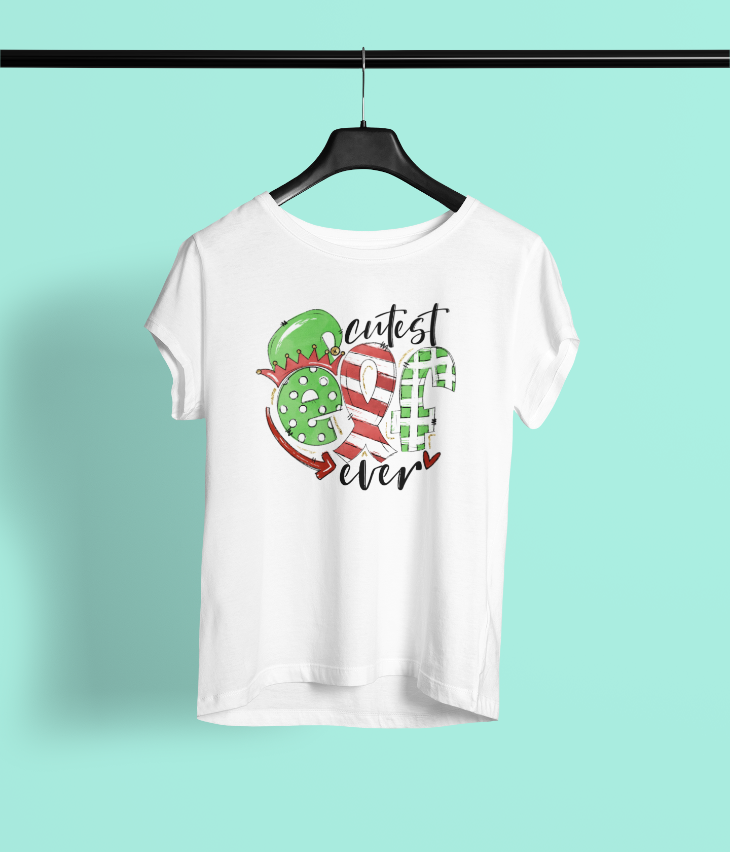 Cutest Elf Sublimation Transfer (youth size)