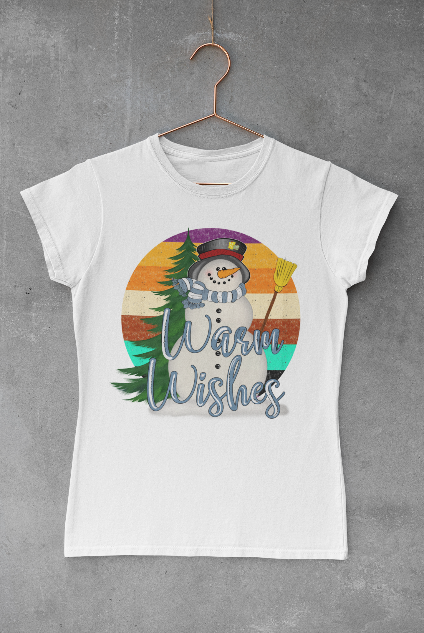 Warm Wishes Snowman Sublimation Transfer