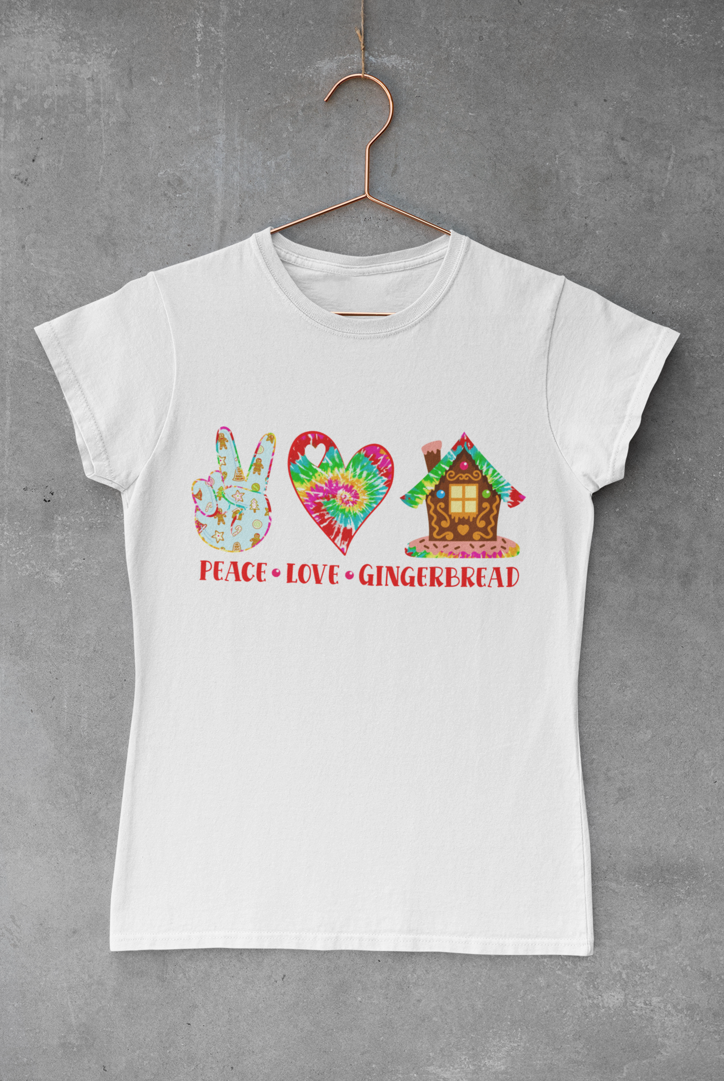 Peace Love Gingerbread Sublimation Transfer