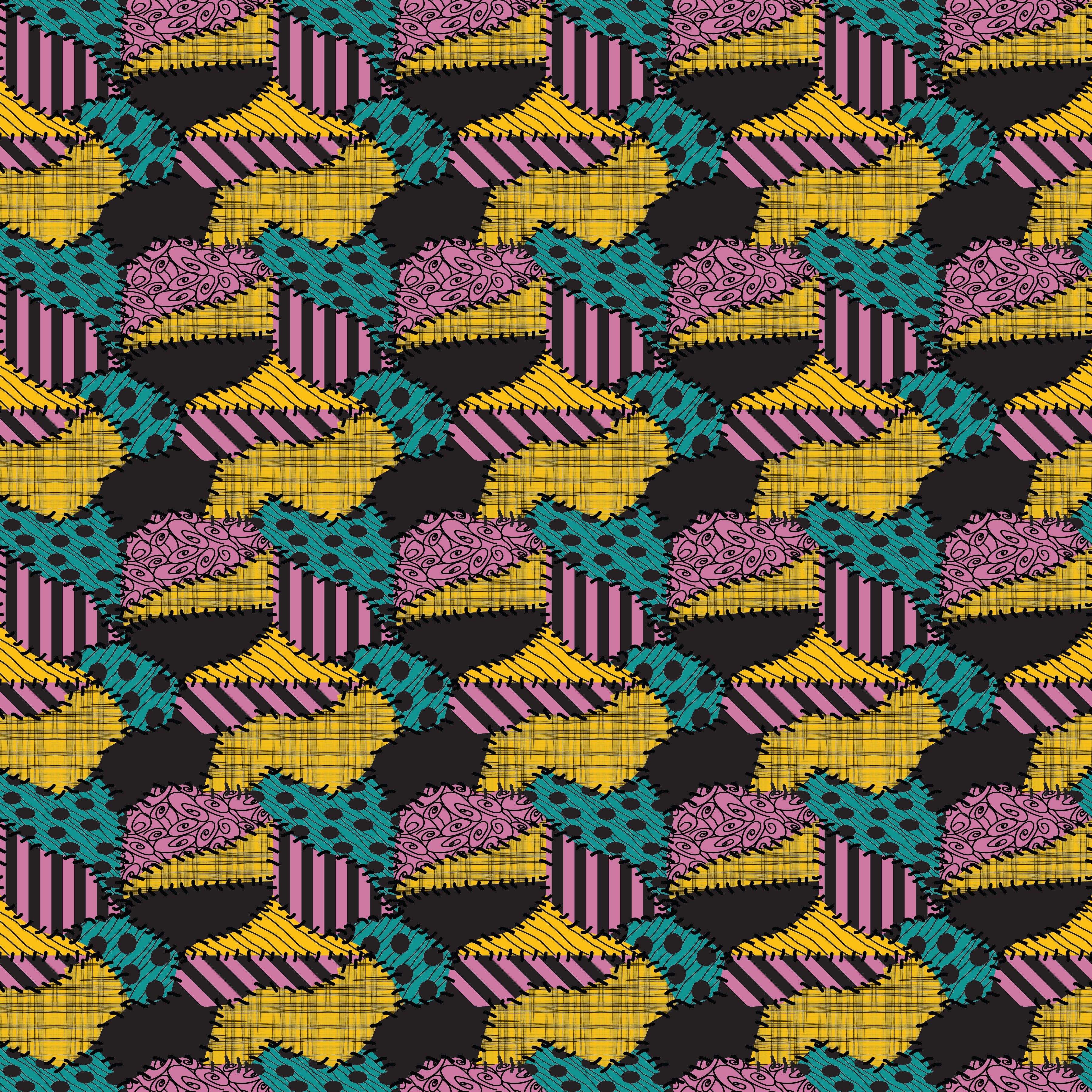 Sally's Dress 12x12 Patterned Vinyl Sheet