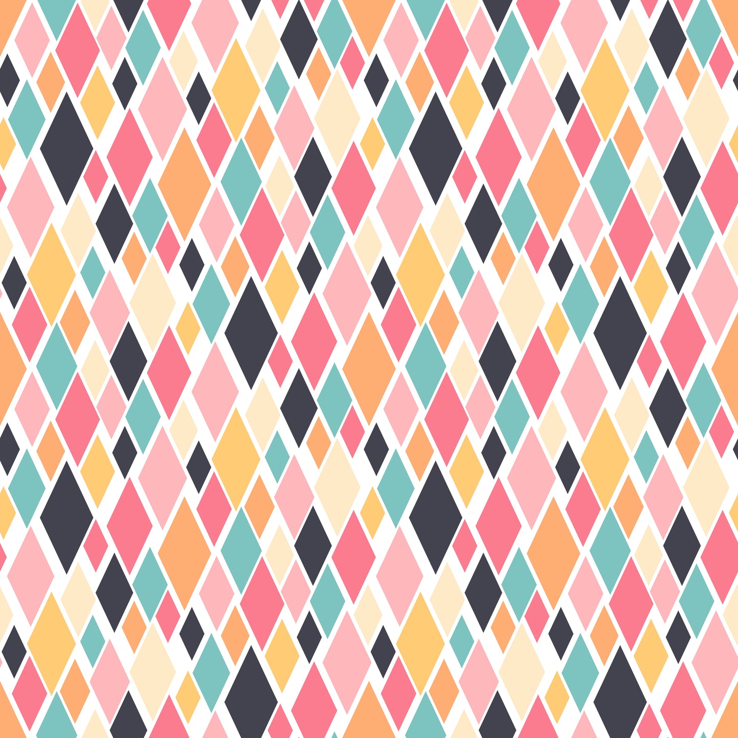 Retro Diamonds 12x12 Patterned Vinyl Sheet