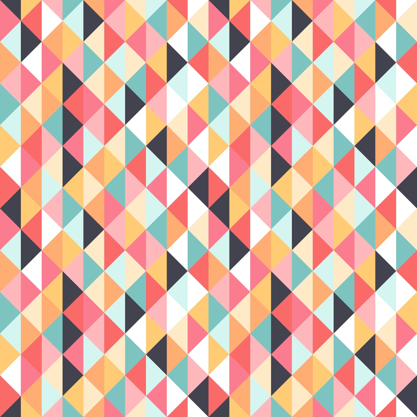 Retro Triangles 12x12 Patterned Vinyl Sheet