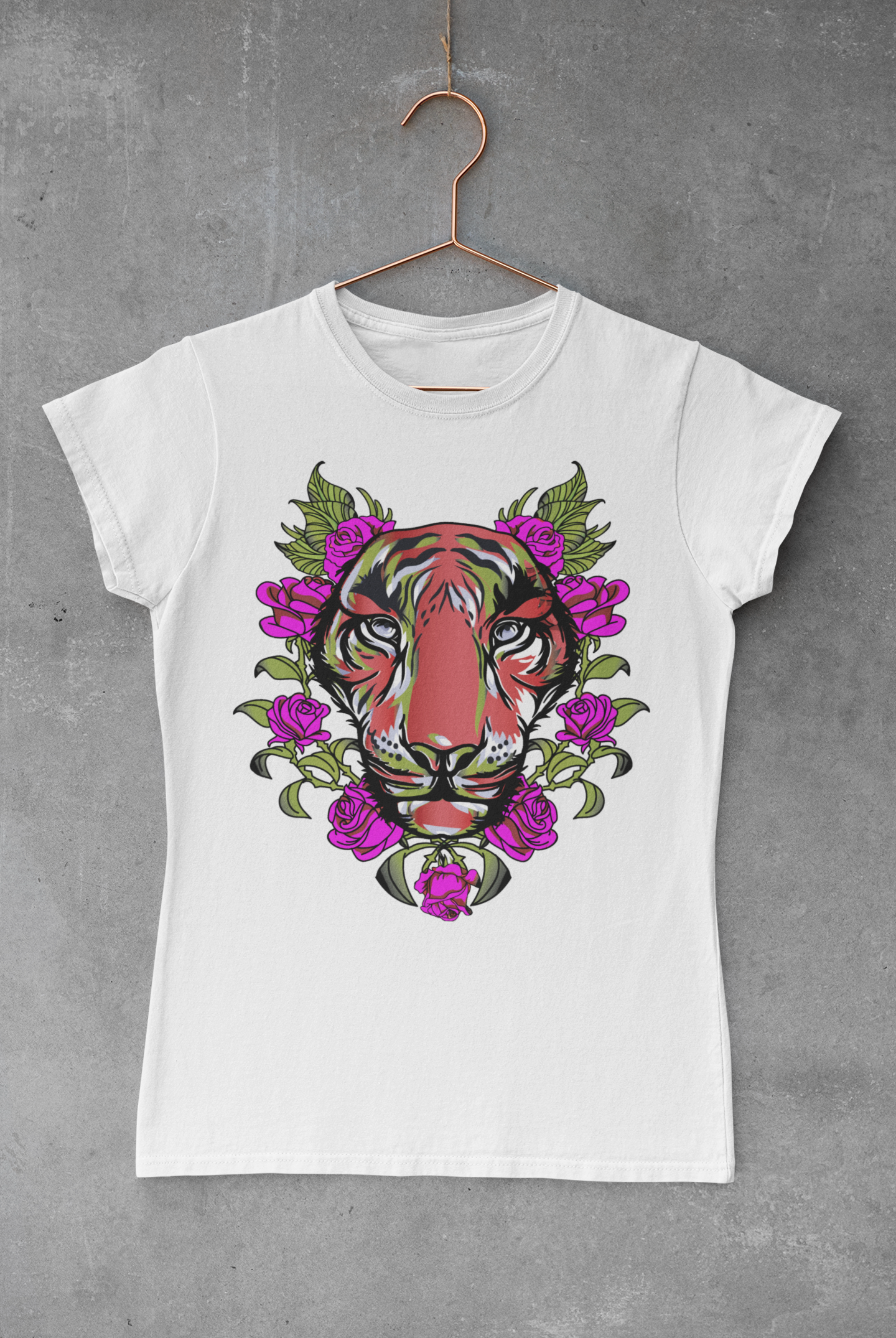 Tiger Rose Sublimation Transfer