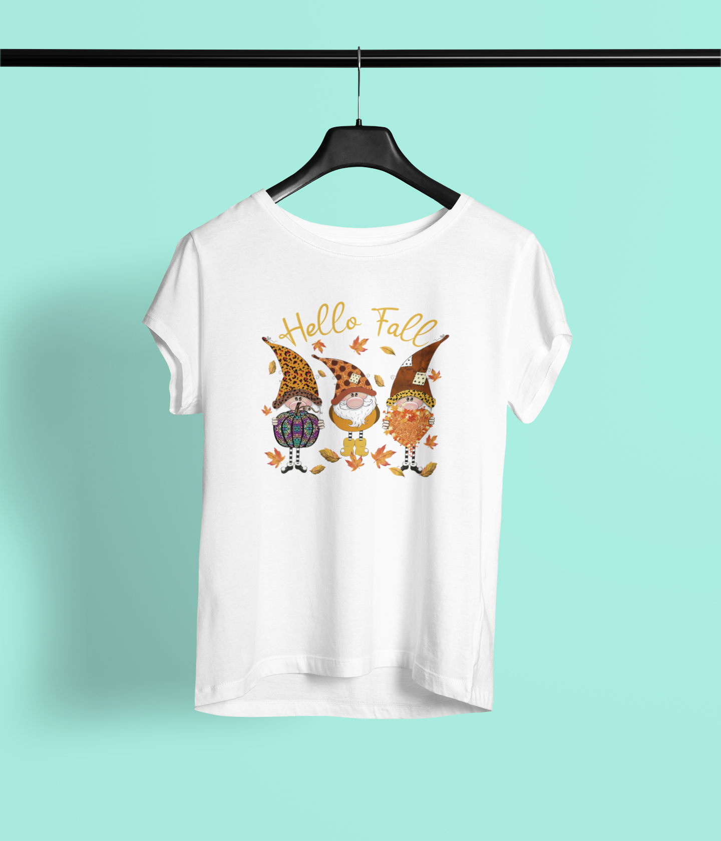 Hello Fall Gnomes Sublimation Transfer (Youth Size)