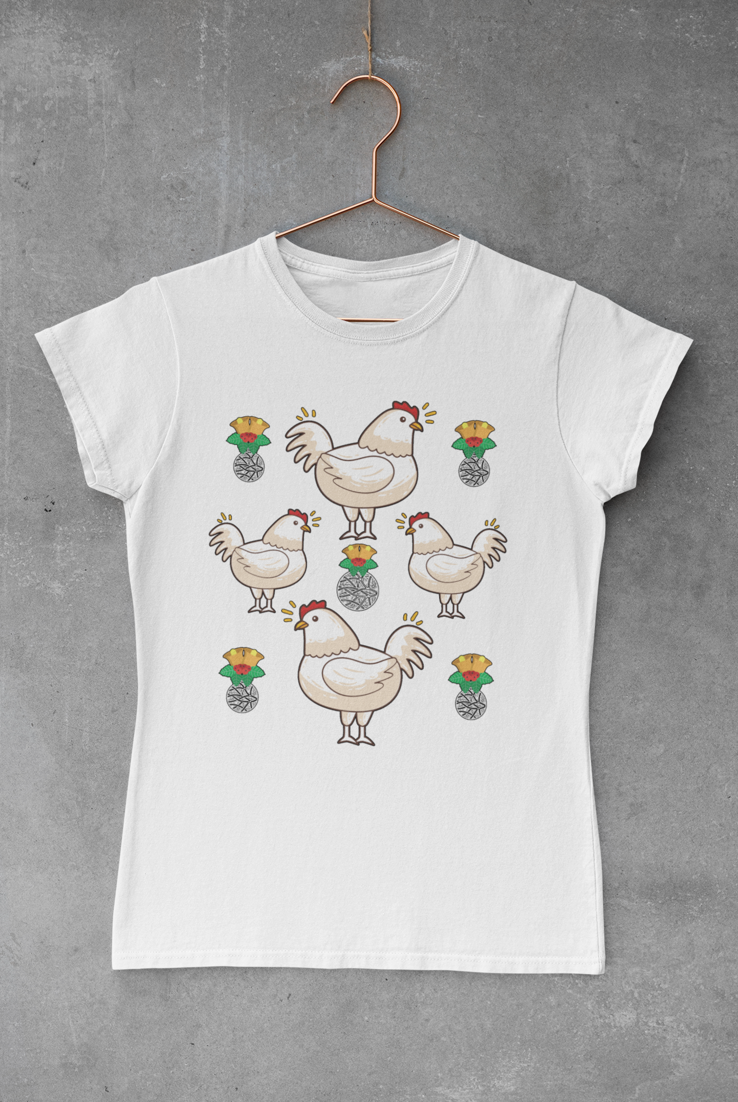Chicken Christmas Sublimation Transfer