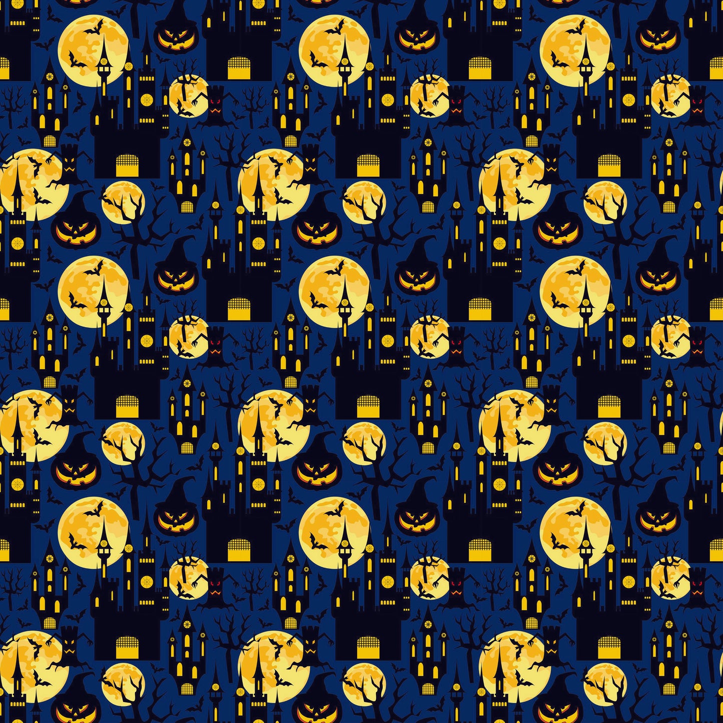 Spooky All Hallows' Eve 12x12 Patterned Vinyl Sheet