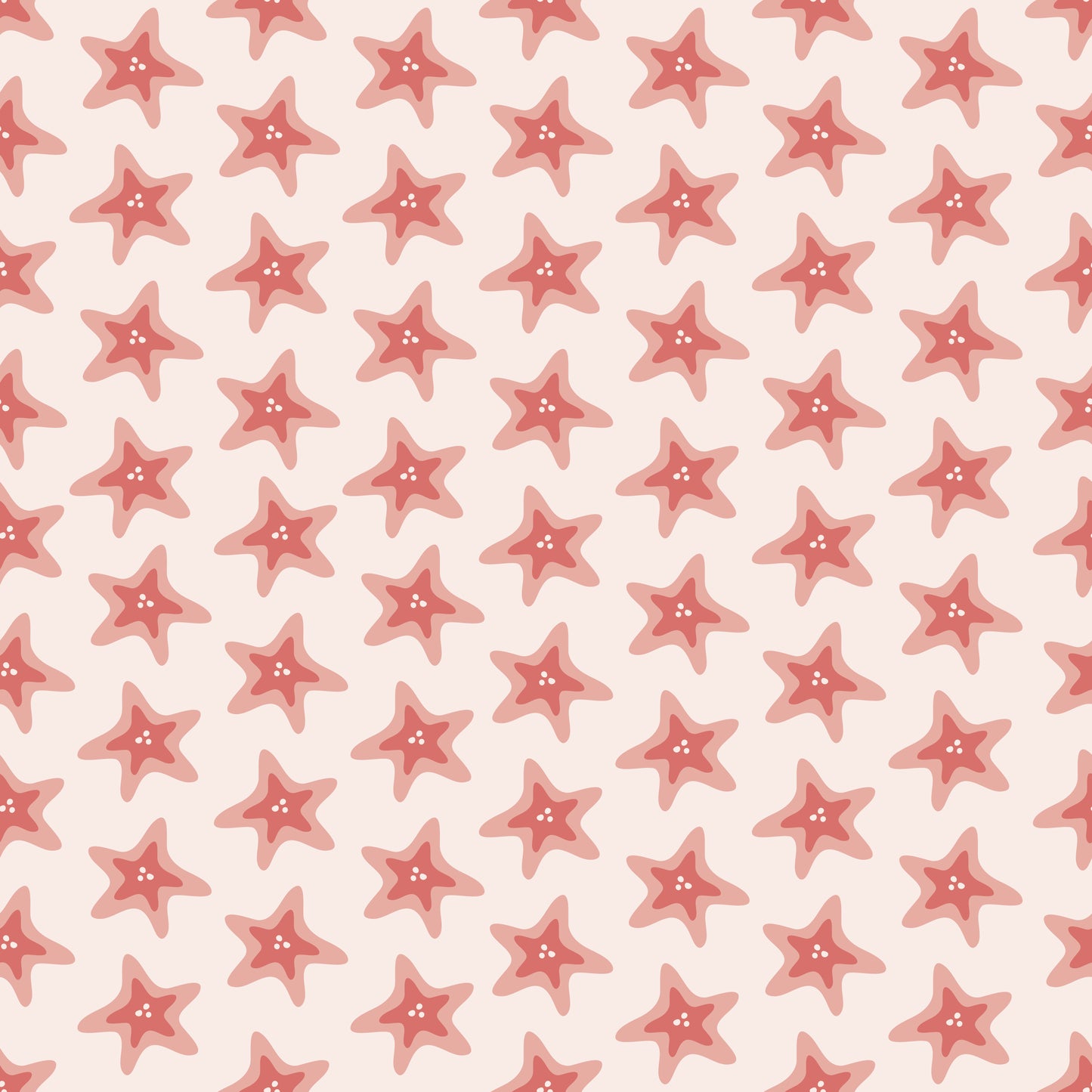 Starfishes 12x12 Patterned Vinyl Sheet