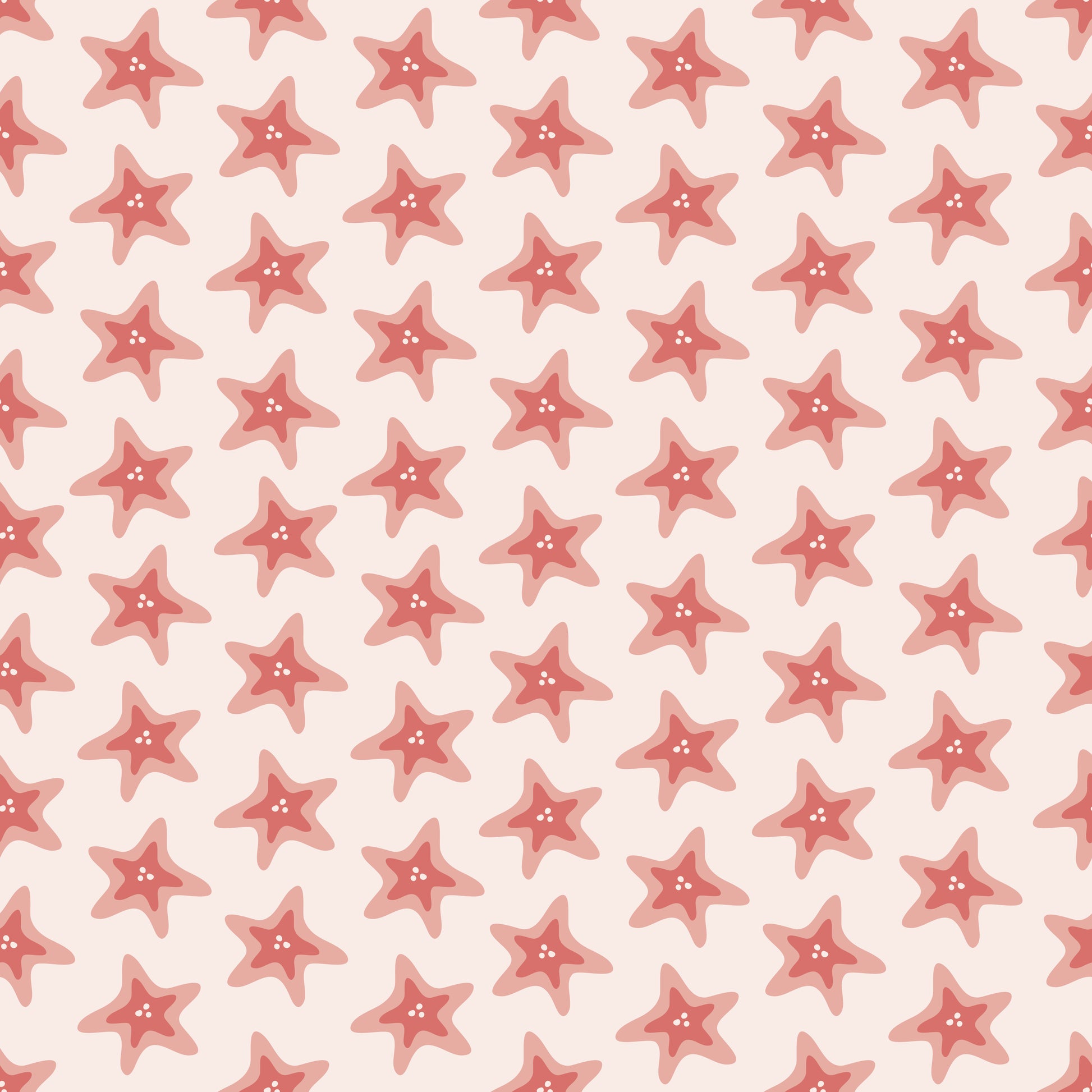 Starfishes 12x12 Patterned Vinyl Sheet