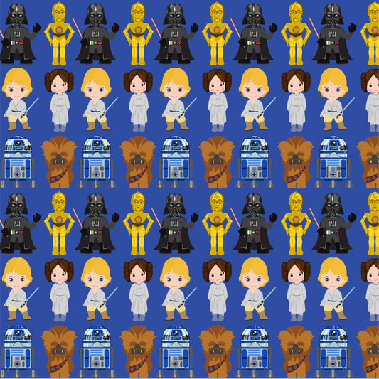 Star Wars Favorites 12x12 Patterned Vinyl Sheet