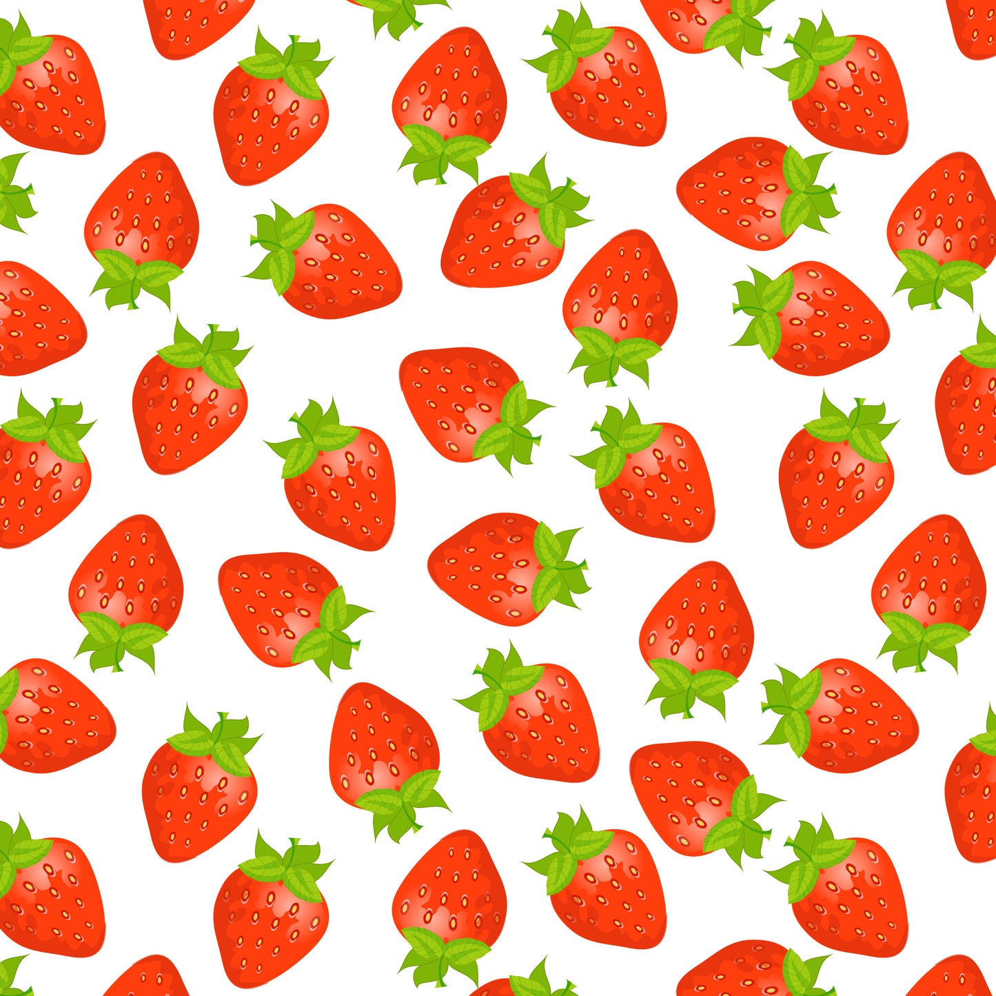 Strawberries 12x12 Patterned Vinyl Sheet