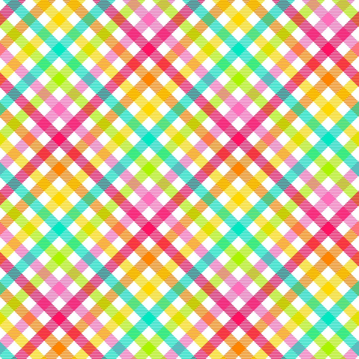 Summer Daze Plaid 12x12 Patterned Vinyl Sheet