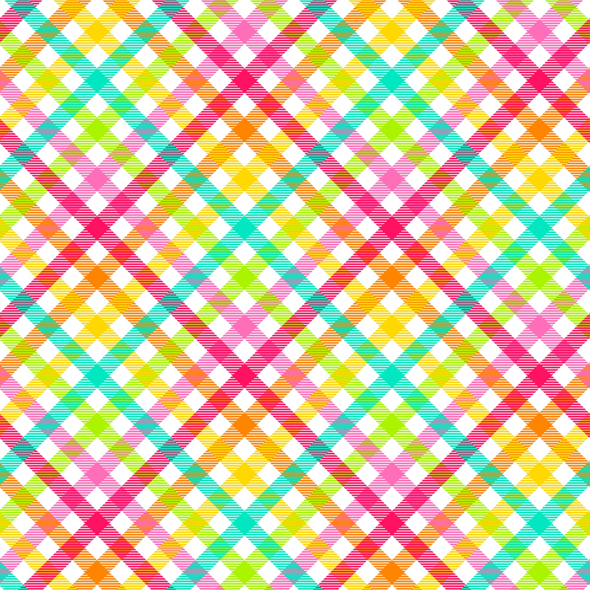 Summer Daze Plaid 12x12 Patterned Vinyl Sheet