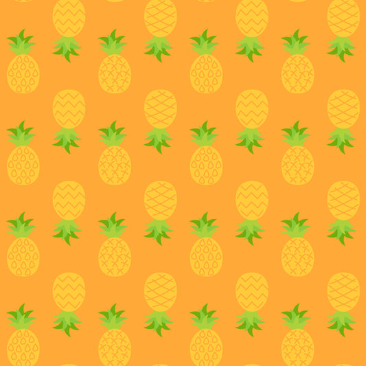 Tropical Pineapple 12x12 Patterned Vinyl Sheet