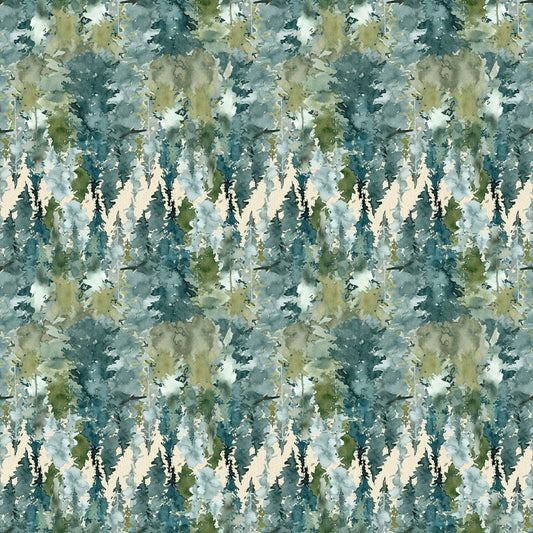Watercolor Forest 12x12 Patterned Vinyl Sheet