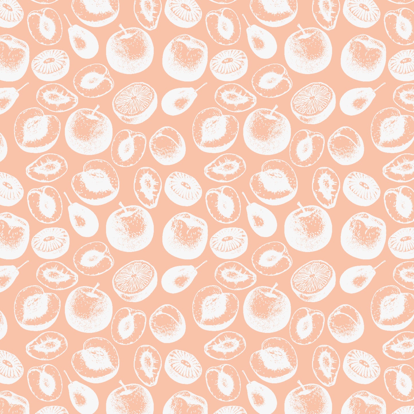 All Types of Fruit Abstract 12x12 Patterned Vinyl Sheet