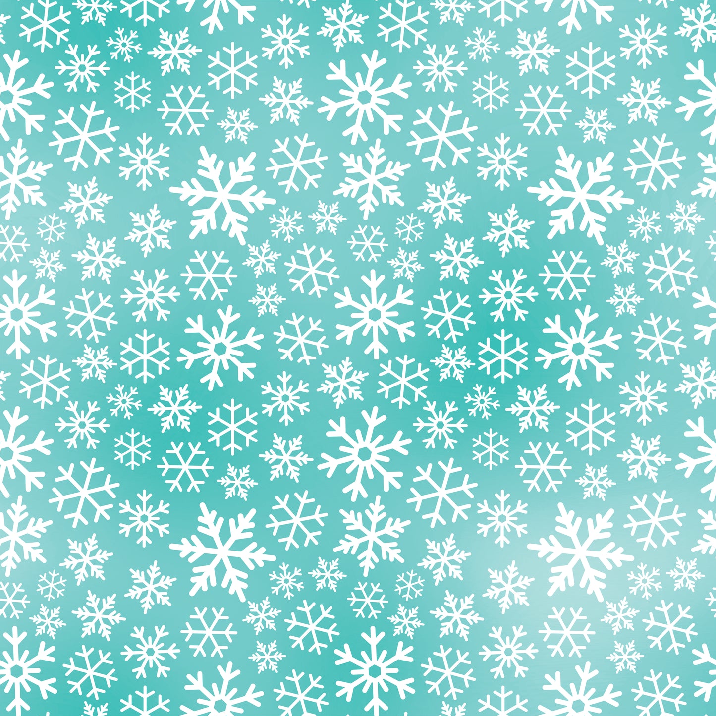 Aqua Snowflakes 12x12 Patterned Vinyl Sheet