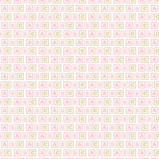 Baby Blocks 12x12 Patterned Vinyl Sheet