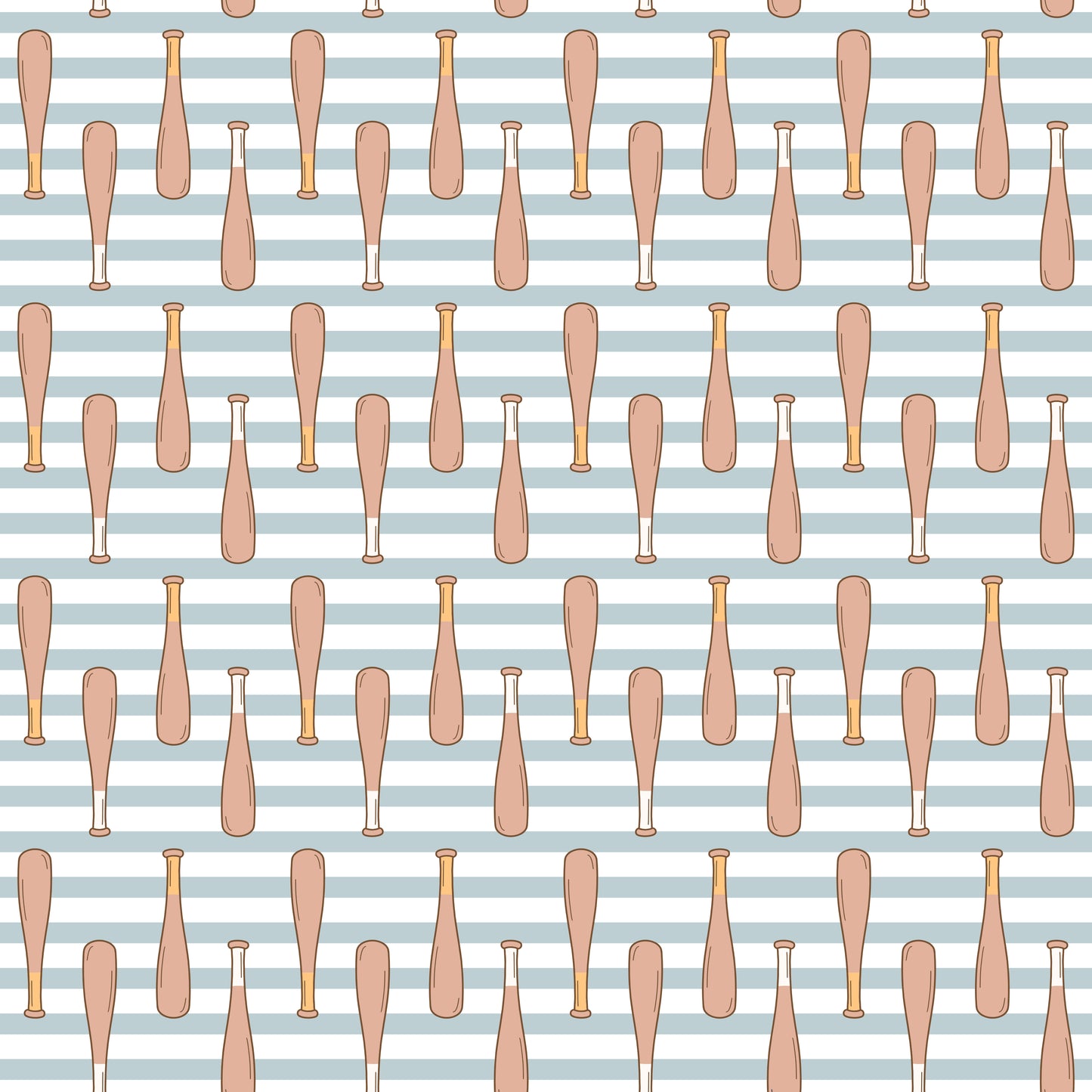 Baseball Bats 12x12 Patterned Vinyl Sheet