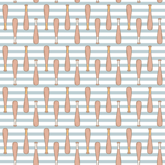 Baseball Bats 12x12 Patterned Vinyl Sheet