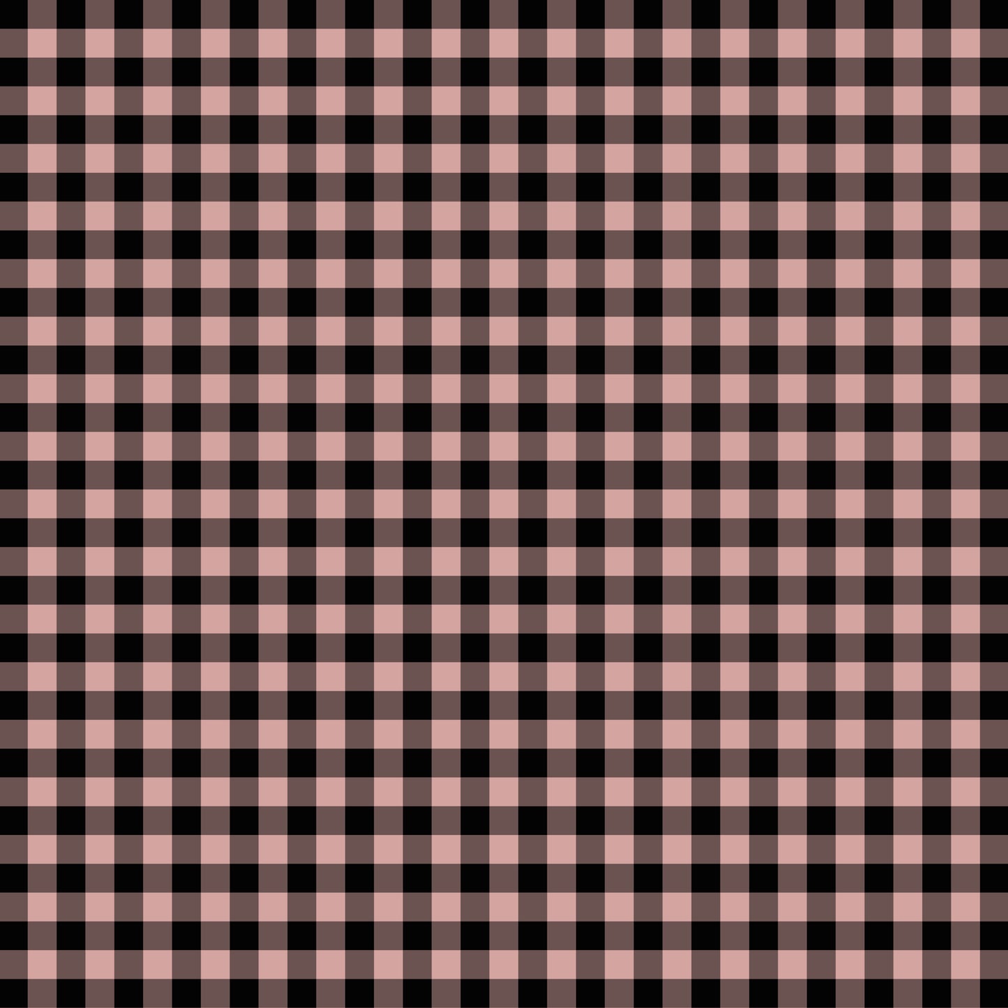 Black & Pink Buffalo Plaid 12x12 Patterned Vinyl Sheet