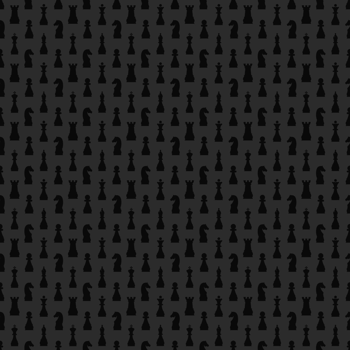 Black Chess Pieces 12x12 Patterned Vinyl Sheet