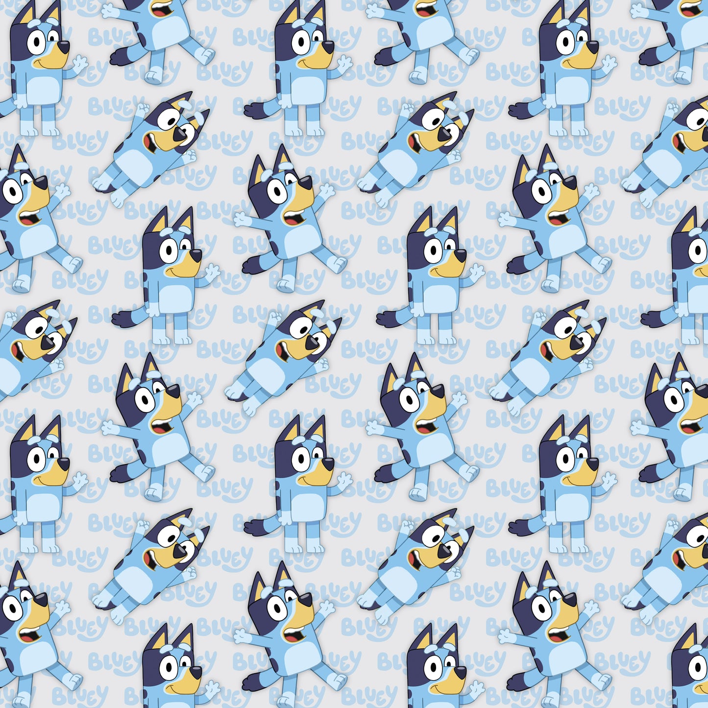 Blue Cartoon Dogs 12x12 Patterned Vinyl Sheet