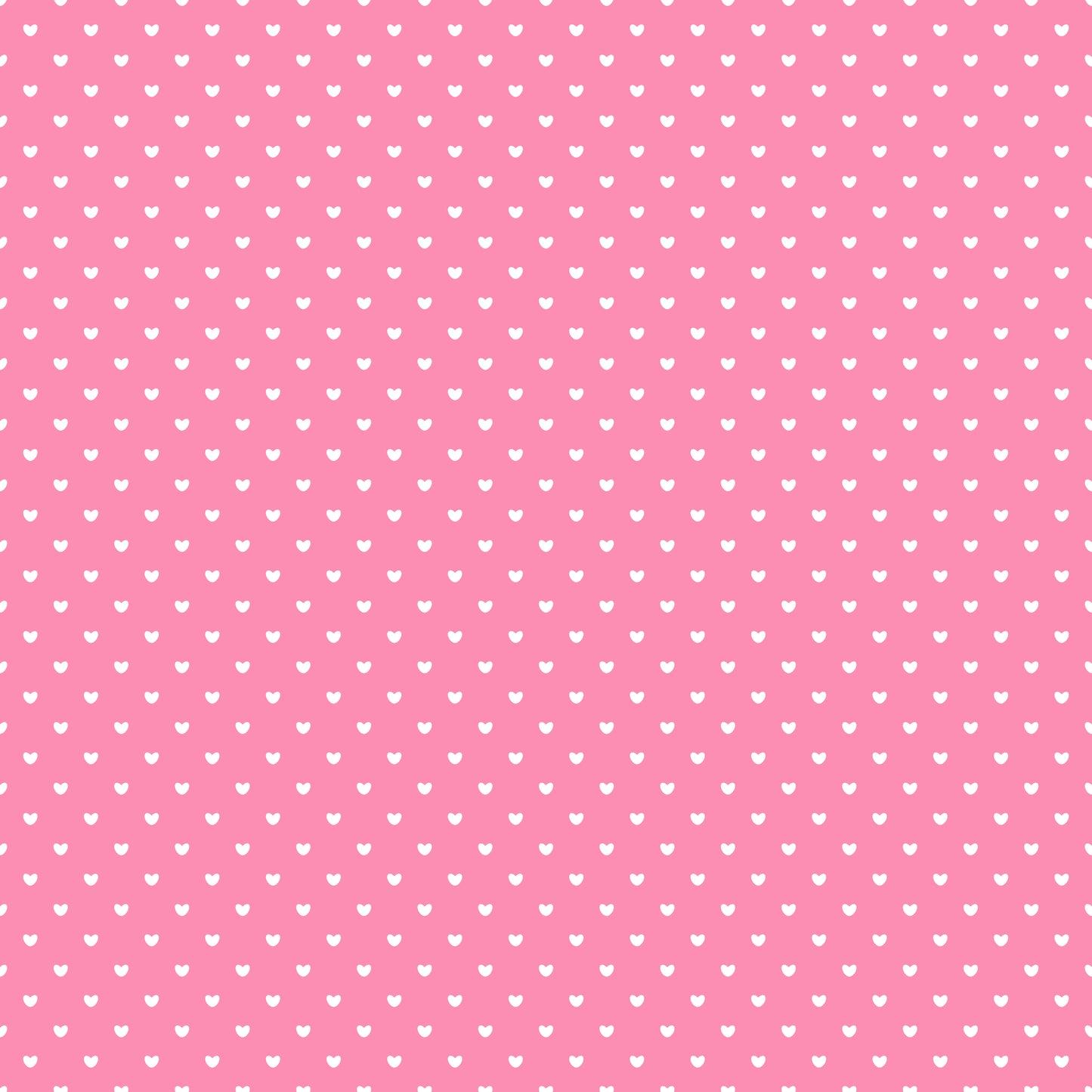 Bubblegum Pink Mini Hearts 12x12 Patterned Vinyl Sheet